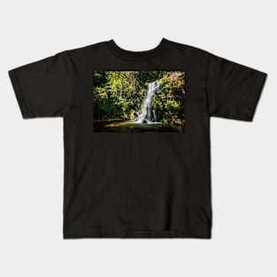 Beautiful waterfall in Cabreia Portugal Kids T-Shirt